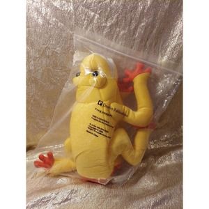 Frog Full Body Hand Puppet Plush Soft Toy Yellow Toad Animal Measuring